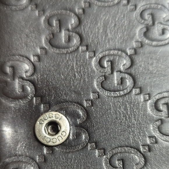 Authentic GUCCI Dark Brown GG Guccissima Leather Bifold Long Wallet - Picture 11 of 11